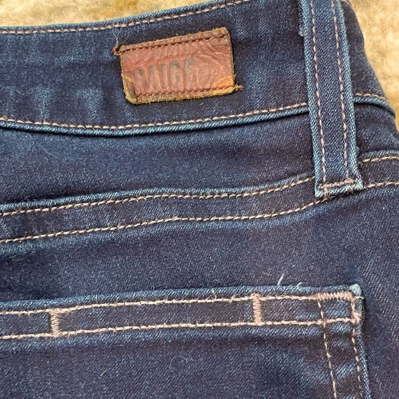 PAIGE - Skyline Ankle Peg - Dark Wash - Size 28 - Picture 6 of 6